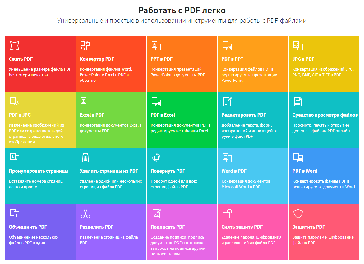 3 онлайн-инструмента для работы с PDF