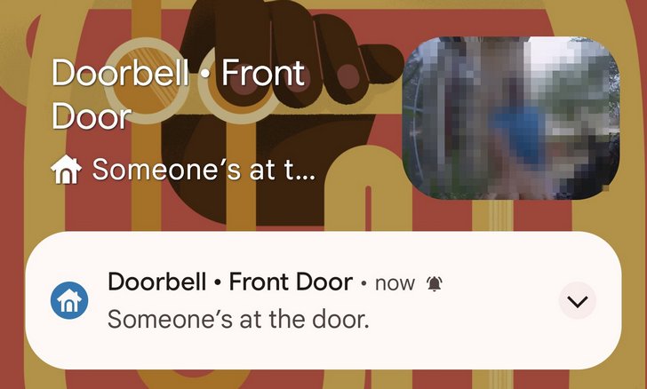 Виджет Google «Самое Главное» (At a Glance) сообщит вам о приходе гостей и выведет изображение с камеры дверного звона на рабочий стол телефона