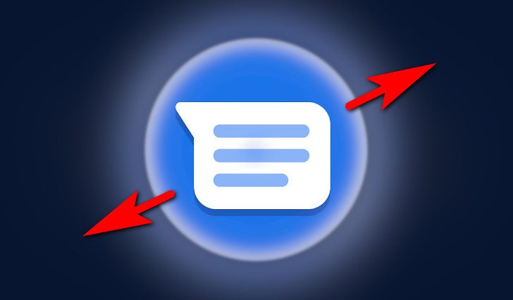 Приложение для Android «Сообщения» вскоре получат возможность управлять жестом масштабирования текста с помощью жестов