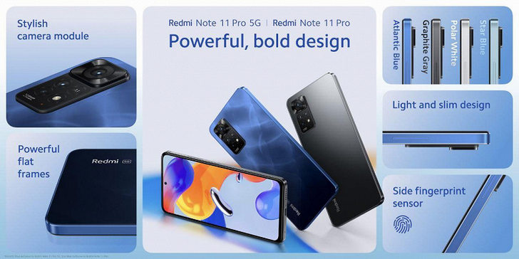 Redmi Note 11 Pro 5G и Redmi Note 11 Pro 4G