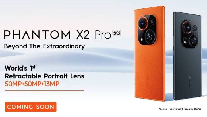 Tecno Phantom X2 Pro 5G. Первый в мире смартфон оснащенный 50-мегапиксельной камерой с выдвижным объективом для съемки портретов