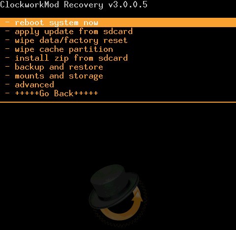 ClockworkMod Recovery Инструкция