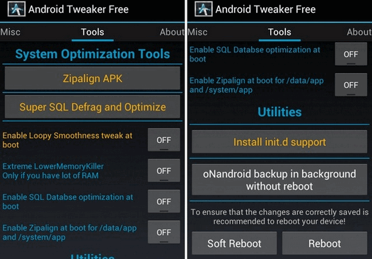 Android Tweaker - тонкая настройка системы вашего Android устройства