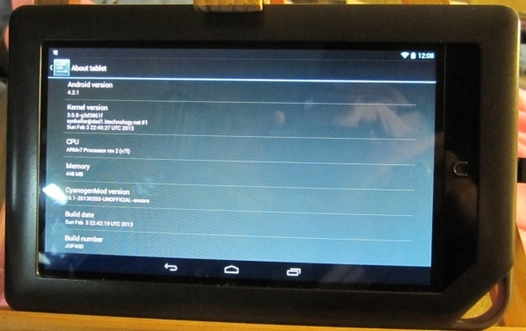 CyanogenMod 10.1 на Nook Color