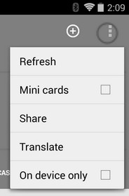 Новая версия Google Play Пресса v3.1. Виджет на рабочий стол, мини карточки и функция перевода статей (Скачать APK)