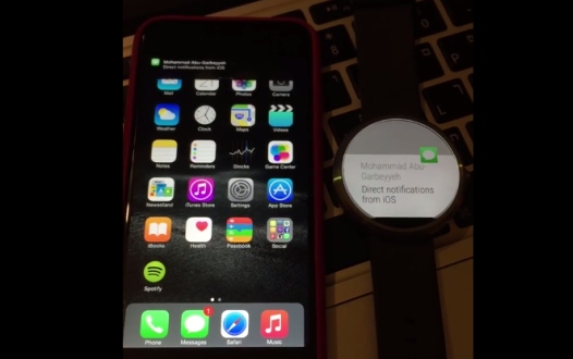 Уведомления от iPhone можно отправлять и на умные часы с Android Wear