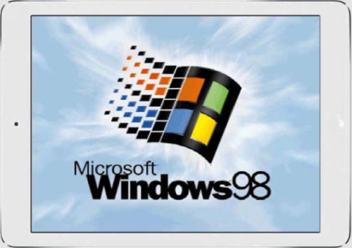 Windows 98 запускается и работает на iPad Air 2 (Видео)