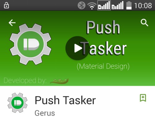 Новые программы для Android. Push Tasker – Pushbullet плагин для Tasker, объединяющий возможности этих двух великолепных приложений