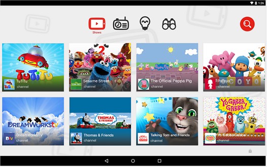 YouTube Kids. Созданный исключительно для детей видеосервис представлен официально