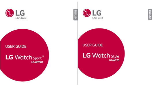 LG Watch Sport и LG Watch Style. Изображения из руководства пользователя часов просочились в Сеть