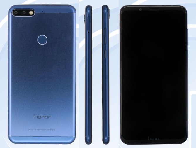 Honor 7C. Технические характеристики и фото двух модификаций смартфона появились на сайте TENAA 
