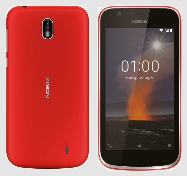 Смартфоны Nokia 1 (Android Go) и Nokia 7 Plus (Android On) на официальных рендерах
