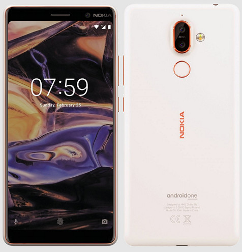 Смартфоны Nokia 1 (Android Go) и Nokia 7 Plus (Android One) на официальных рендерах