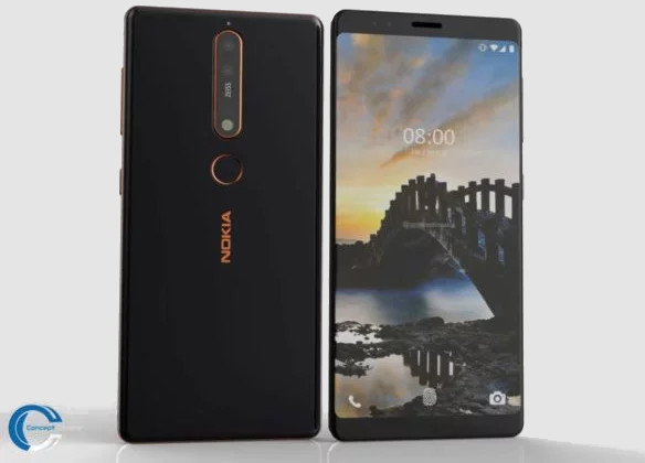 Nokia 8 Sirocco. Концепт смартфона со сдвоенными основной и фронтальной камерами (Видео)