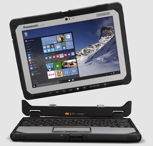 Toughbook CF-20 mk2. Полностью защищенный Windows трансформер на базе процессора Intel Core vPro 7-го поколения