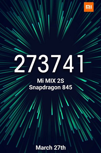 Xiaomi Mi Mix 2S с процессором Qualcomm Snapdragon 845 будет представлен 27 марта