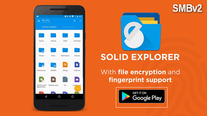 Лучшие приложения для Android. Менеджер файлов Solid Explorer теперь поддерживает SMBv2 протокол