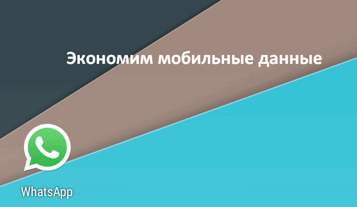 WhatsApp. Как уменьшить объем данных потребляемых приложением в мобильных сетях