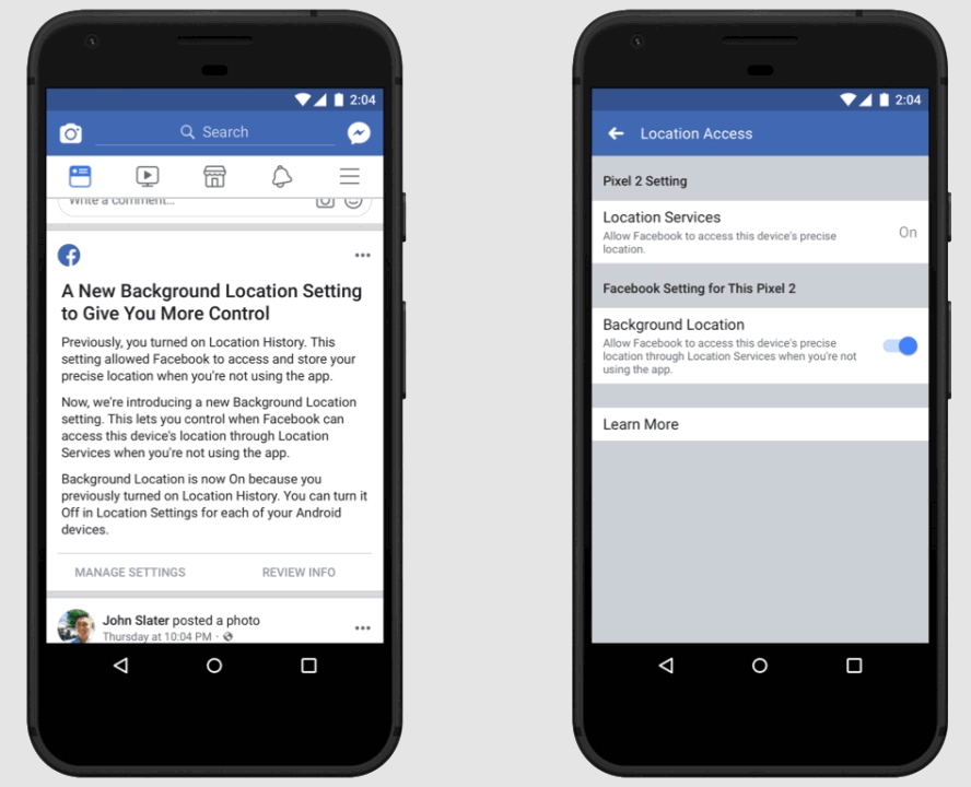 Facebook для iOS и Android получит новые средства контроля конфиденциальности местоположения 