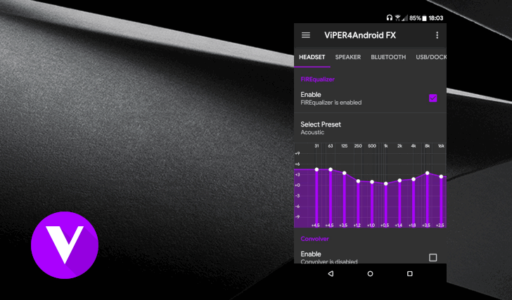 ViPER4Android для улучшения качества звука обновился до версии 2.7. Обновленный интерфейс и прочие улучшения ViPER4Android для улучшения качества звука обновился до версии 2.7. Обновленный интерфейс и прочие улучшения