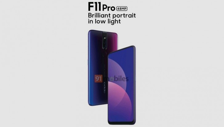 Oppo F11 Pro. Смартфон получит 48-мегапиксельную камеру