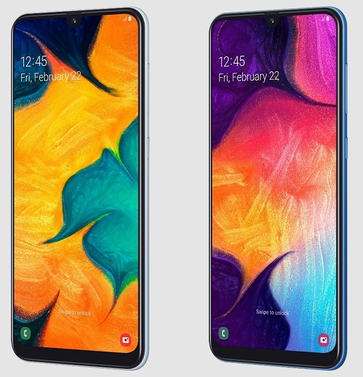 Samsung Galaxy A50 и Galaxy A30. Два новых смартфона среднего уровня с Infinity-U AMOLED дисплеями