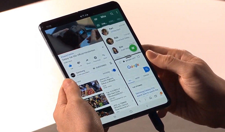 Samsung Galaxy Fold официально: раскладной смартфон с двумя дисплеями и мощной начинкой