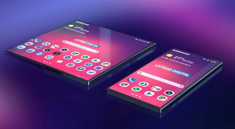 Galaxy F (Galaxy Fold). Складывающийся смартфон Samsung в очередной утечке изображений Galaxy F (Galaxy Fold). Складывающийся смартфон Samsung в очередной утечке изображений