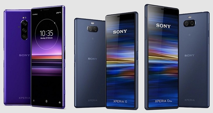 Sony Xperia 1 с 4К дисплеем, а также Xperia 10 и Xperia 10 Plus официально представлены 