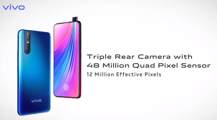 Vivo V15 Pro. Новый смартфон с выдвигающейся фронтальной и 48-мегапиксельной основной камерами представят 20 февраля Vivo V15 Pro. Новый смартфон с выдвигающейся фронтальной и 48-мегапиксельной основной камерами представят 20 февраля