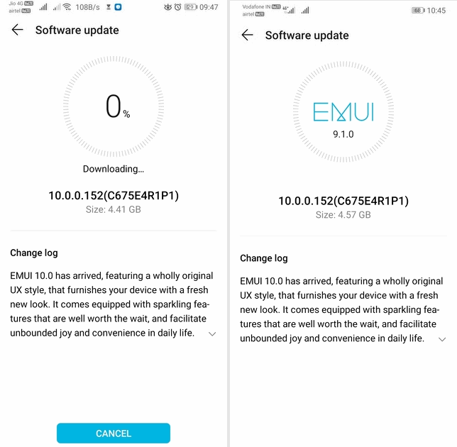 Honor 10 и Honor View 10 стабильная международная версия EMUI 10 на базе Android 10 начала поступать на смартфоны в Индии