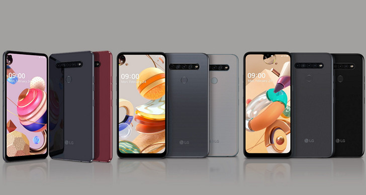 LG K61, LG K51S и LG K41S: новые недорогие смартфоны с FullVision дисплеями