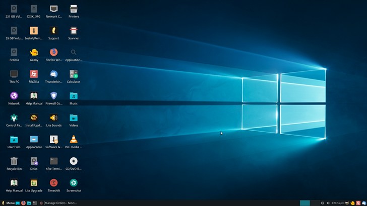 Windows 12 Lite – операционная система на базе Linux с интерфейсом как у Windows 10