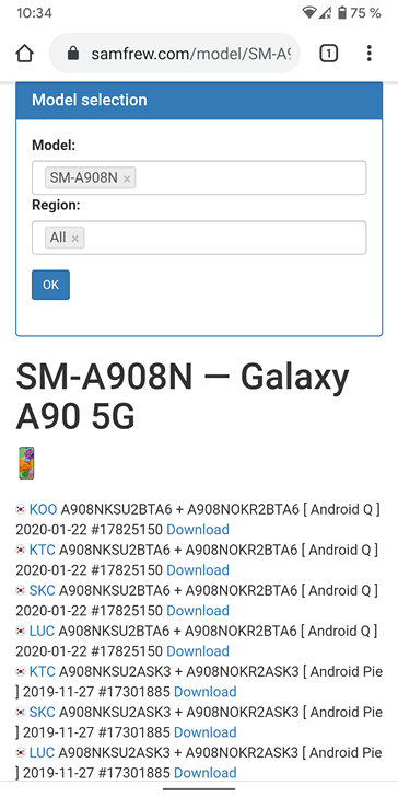 Samsung Galaxy A90 5G