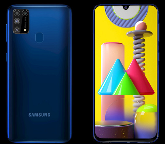 Samsung Galaxy M31. Смартфон среднего класса с мощной батареей и квадро-камерой за $209 и выше