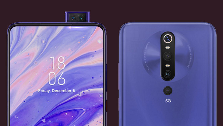 Redmi K30 Pro 5G. Так будет выглядеть новый флагман суббренда Xiaomi с выдвижной сдвоенной камерой и экраном без вырезов