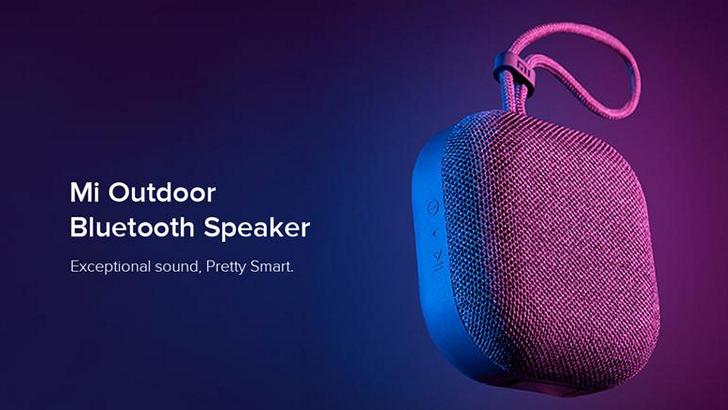 Xiaomi Mi Outdoor Bluetooth Speaker. Компактная беспроводная колонка с аккумулятором емкостью 2000 мАч и защитой от брызг за $20