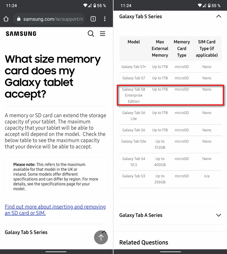 Galaxy Tab S8 Enterprise Edition