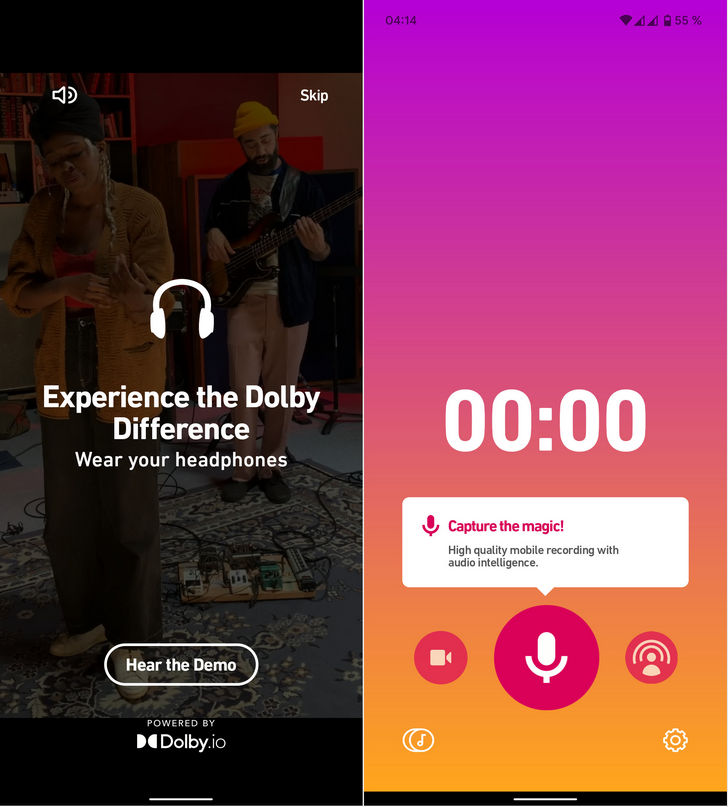 Лучшие приложения для Android. Dolby On: Record Audio & Music повысит качество записи звука на вашем смартфоне
