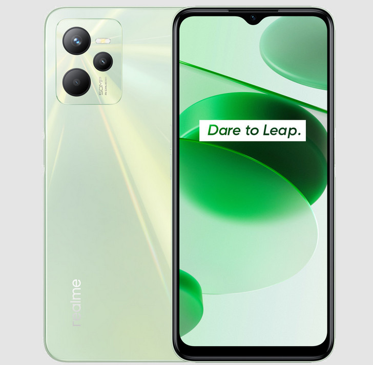 realme C35. Недорогой смартфон с крупным дисплеем, 50-Мп камерой, мощным аккумулятором и ценой от $175