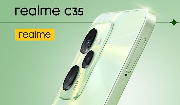 Realme C35. Еще один недорогой смартфон с 50-мегапиксельной камерой и мощной батареей появится в продаже 10 февраля