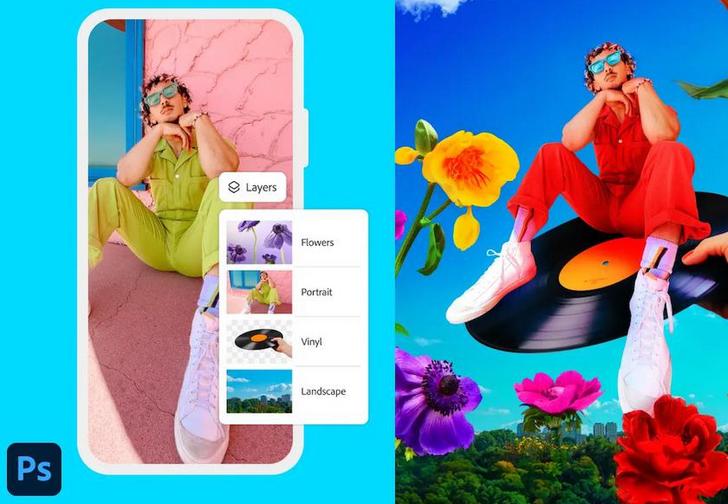 Photoshop с функциями искусственного интеллекта теперь доступен и на iPhone