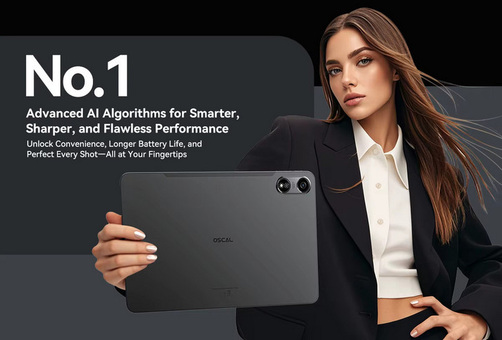 Oscal Pad 100: Новый Android планшет с 12-дюймовым 2K экраном и процессором UNISOC T615