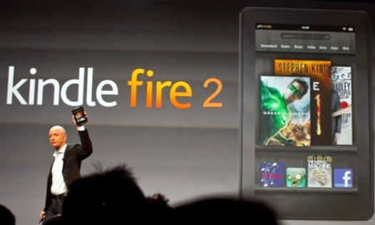 Планшетный ПК Amazon Kidle Fire.