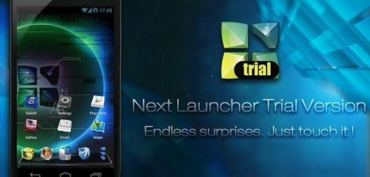 Пробная версия Next Launcher 