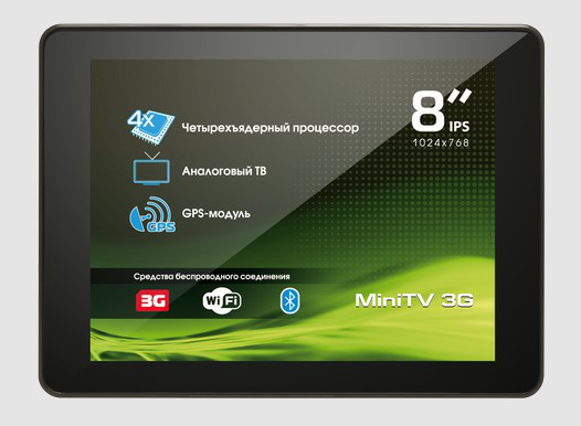 Explay Mini TV 3G. Восьмидюймовый Android планшет с 3G модемом и аналоговым TV-тюнером