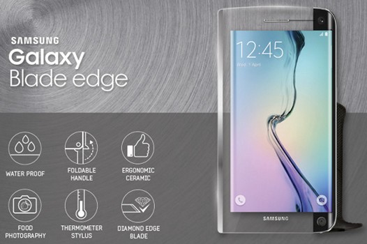 Samsung Galaxy Blade Edge. Первый в мире кухонный смартнож