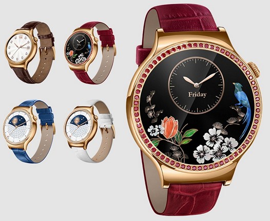 Huawei Watch. Новые женские модели умных часов Huawei появились на китайском сайте компании