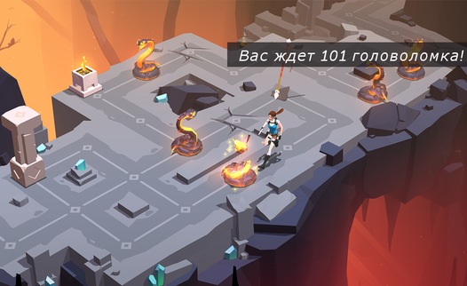 Игры для мобильных. Lara Croft Go для iOS доступна для скачивания в App Store со значительной скидкой (-80%)