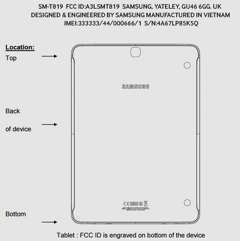 Samsung Galaxy Tab S3 9.7 замечен в материалах сайта FCC